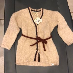 Clearance - Babe & Tess Tie Cardigan